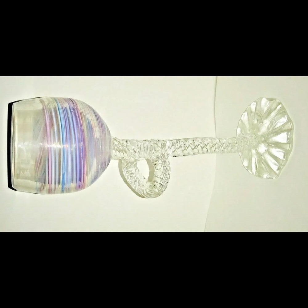 Vintage New Glass Sculpture Leon Applebaum 12”